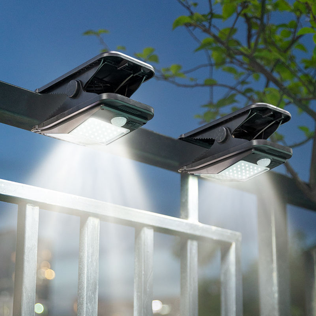 Lámpara de pared Led de doble cara impermeable Ip65 de alta calidad, luces de pared solares modernas para exteriores, lámpara solar de jardín de pared arriba y abajo