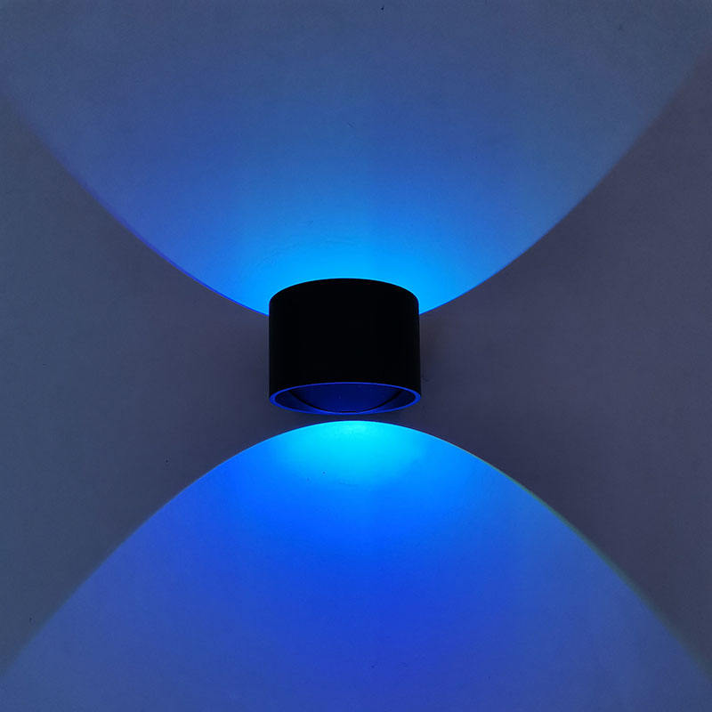 Lámpara de pared con forma de anillo de 5W, luces decorativas para interiores, lámpara de pared LED, luz de pared hacia arriba y hacia abajo