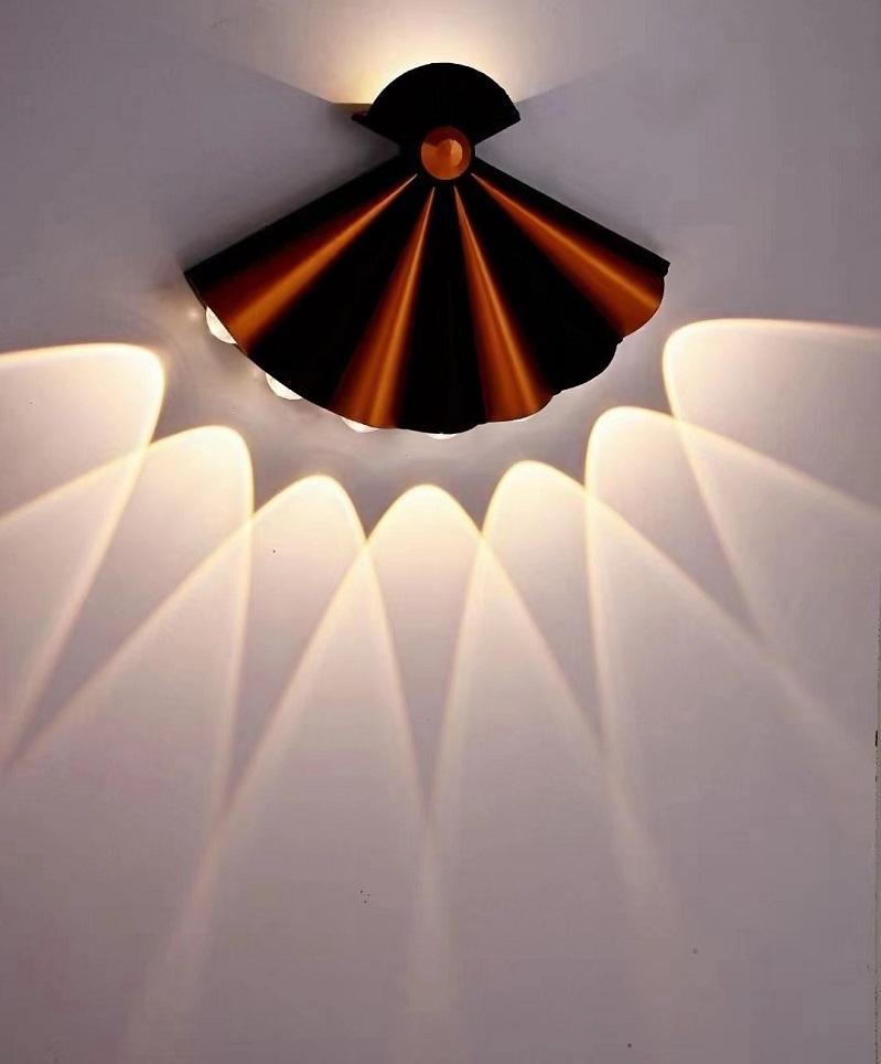 Luz LED impermeable para exteriores a prueba de humedad, lámpara de pared IP65, patio, jardín, hogar, sala de estar, luces decorativas