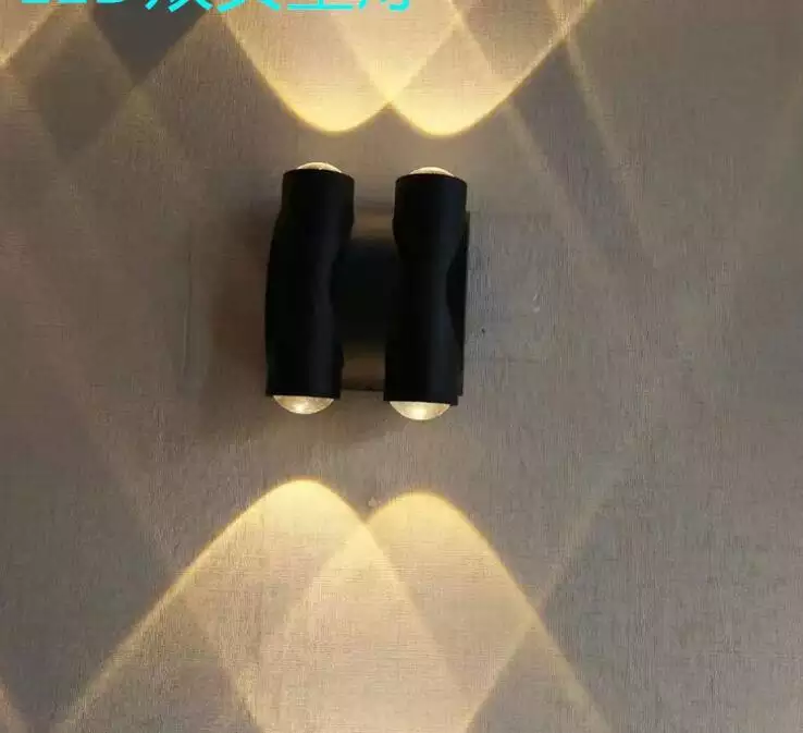 Lámpara de pared moderna IP65 Iluminación exterior Lámpara de pared LED impermeable para interiores Sala de estar Pasillo Parque Paisaje Jardín Luz