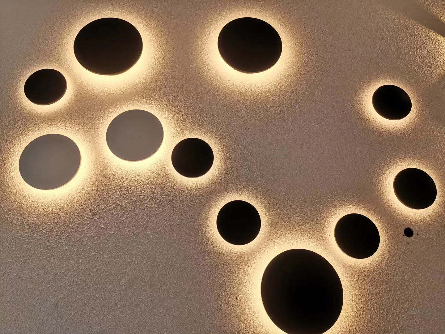 8W 12W 15W Modern Led Light LED Moon Lights Eclipse Luces Redondas y de alta calidad Interior Nightlight Interior