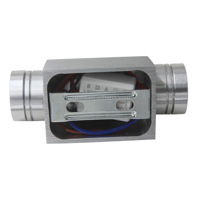 2x1W AC85-265V luces de pared LED modernas de aluminio lámpara de pared aplique de luz de espejo para decoración de pared interior o iluminación