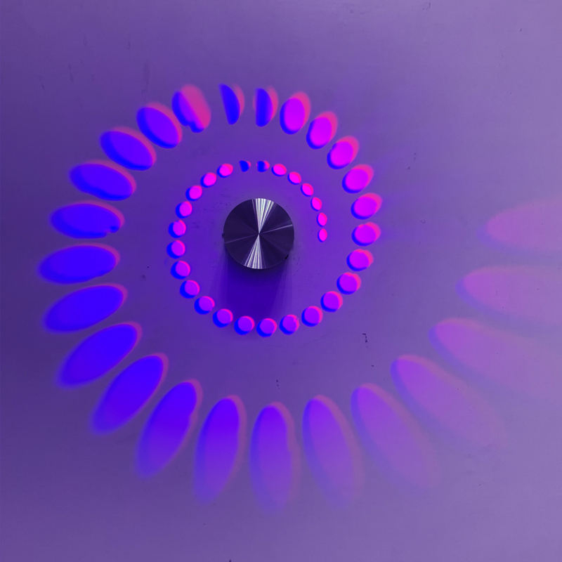 Lámpara de pared LED Luz de techo RGB colorido Control remoto IR Novedad innovadora decoración simple creativa sala de estar