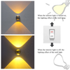 Lámpara de pared LED para interiores, decoración para sala de estar, luz de pared, accesorio de iluminación para el hogar, luz para escaleras, AC90-260V redondo de aluminio