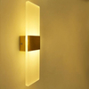 Lámpara LED acrílica, luces acrílicas modernas para interiores, CA 85-265V, candelabro LED montado en la pared, 6W para habitaciones de Hotel que usan el escenario
