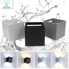 Ajustable Ip65 High Lumen 12W Cube Up And Down Led Lámpara de pared LED para exteriores