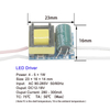 Transformador de luz LED de 4-5W, adaptador de fuente de alimentación, entrada AC85 - 265V DC12-18V, corriente constante 300mA para tira LED 5050/3528