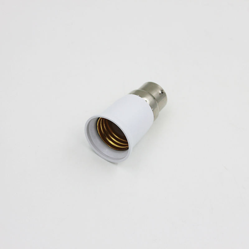Accesorios de iluminación de enchufe E27 a B22, convertidor de adaptador de enchufe base para lámpara de luz LED, bombilla de tornillo de bayoneta