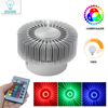 Luz LED de techo de 3W con forma redonda de calabaza AC85 ~ 265V, luz de pared RGB de aluminio para baño de interior moderna de alta calidad, luz empotrada de 220V