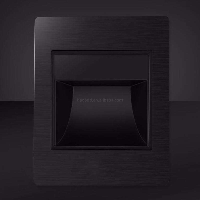 Precio de fábrica barato LED Luz de pie Lámpara empotrada Pasos Escalera Lámpara de pared Luz de paso Cocina Footlight a bajo precio