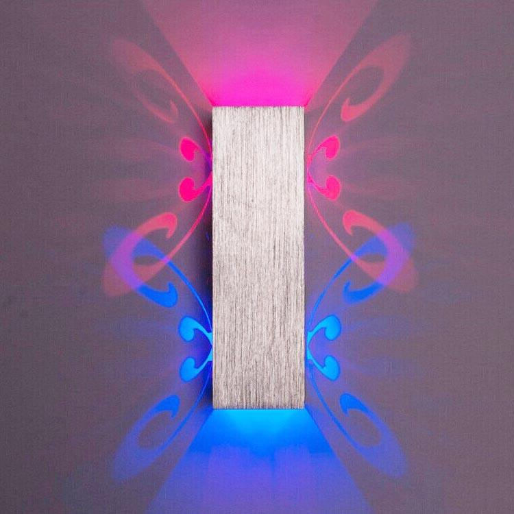Accesorios románticos de 2W y 6W, lámpara de pared, barra de luz de pared para cabecera, decoración de hotel, sala de estar, luz interior