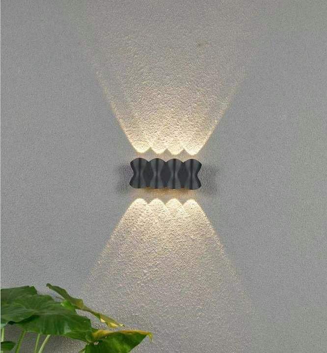 Nuevo diseño moderno lámpara de pared Led impermeable al aire libre Patio lámpara de jardín sala de estar dormitorio lámpara de pared de fondo