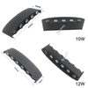 LED moderno de aluminio para interiores y exteriores Ip65 hacia arriba y hacia abajo para el hogar, escaleras, habitación, mesita de noche, luz de baño, lámpara LED blanca o negra