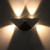 Lámpara de pared LED de 4W, candelabro de iluminación colorida, luz de decoración interior montada en la pared para Loft, baño, sala de estar, iluminación del hogar 