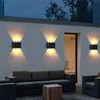 Farola Led luz Solar exterior impermeable balcón luces solares para patio calle paisaje jardín decoración lámpara al aire libre