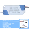 controlador led controlador led regulable controlador led regulable 3W 5W 7W 8-10W 15W 15-24W Fuente de alimentación Adaptador de controlador LED Transformador 300mA Para LED Downlight 85-265V