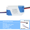 controlador led controlador led regulable controlador led regulable 3W 5W 7W 8-10W 15W 15-24W Fuente de alimentación Adaptador de controlador LED Transformador 300mA Para LED Downlight 85-265V