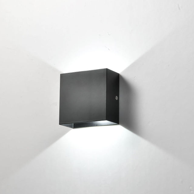 LED Ahorro de energía Habitación de hotel Pasillo Vestíbulo Loft Escalera Aplique de pared Potencia 6W COB Luz de pared Luz de noche Lámpara de pared LED