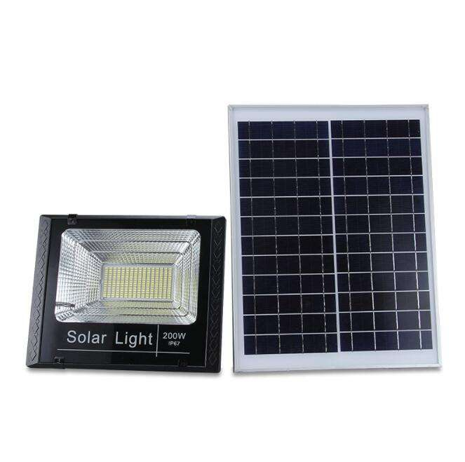 Venta directa de fábrica de luz de jardín solar de luz de inundación solar 25W con control remoto y control de luz