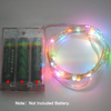 Guirnalda de luces LED de alambre de cobre de 2M con lámpara de hadas para luces de fiesta de guirnalda al aire libre y decoración de Navidad de Año Nuevo