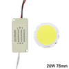 1 Juego de panel de placa de chip led COB de 3W, 5W, 7W, 10W, 12W, 15W, 20W, 25W, 30W para lámpara de foco led + controlador de fuente de alimentación LED de carcasa de plástico