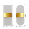 Lámpara de pared LED moderna, accesorio de iluminación interior minimalista, apliques de pared, escalera, 6W, 10W, dormitorio, mesita de noche, sala de estar, iluminación de pasillo de casa