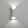 Lámpara de pared de jardín IP65 Luz de pared LED impermeable para exteriores 10W AC 110V 220V Iluminación hacia arriba y hacia abajo Aparece un ambiente de color blanco