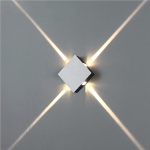 Lámpara LED de pared para interiores, lámpara de pared de barbería de aluminio montada en la pared, sala de estar, estrella cruzada de alta calidad a buen precio