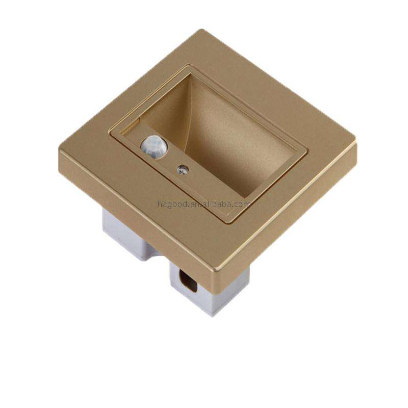 Gran oferta Detector de movimiento PIR + Sensor de luz LED luces de escalera de paso lámpara de pie de esquina empotrada en Stock