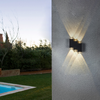 Lámpara de pared LED para exteriores Arriba y abajo Aluminio Decorar Aplique de pared Dormitorio Luz de porche LED