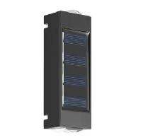 Luz de pared solar patio exterior atmósfera impermeable al aire libre decoración de pared costura infinita hacia arriba y hacia abajo