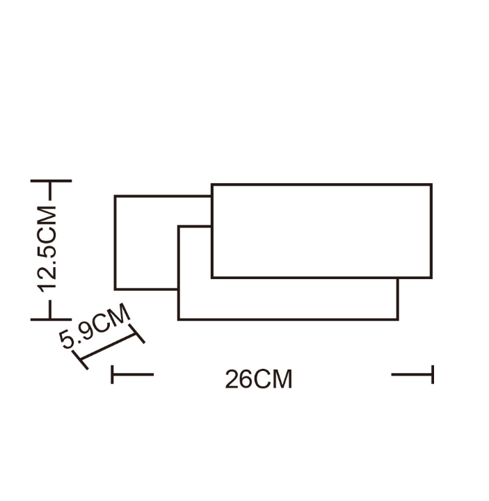 Nueva luz de pared led de hotel moderna de 12 W para dormitorio, sala de estar, mesita de noche, decoración interior, tocador moderno negro, se vende bien electrónico
