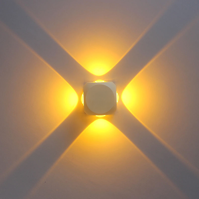 Led Wall Light 4W Outdoor Led impermeable edificio exterior puerta balcón jardín yarda