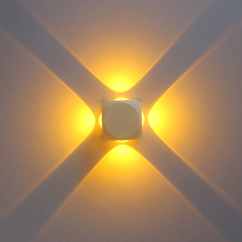 Led Wall Light 4W Outdoor Led impermeable edificio exterior puerta balcón jardín yarda