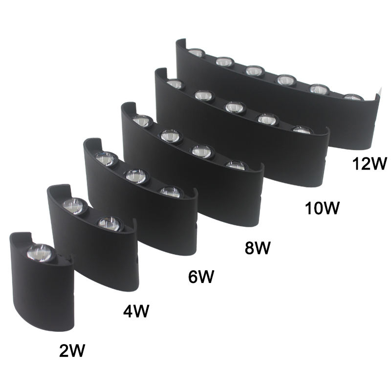 Hagood 2W Led lámpara de pared impermeable al aire libre jardín porche Sconce iluminación con precio de fábrica Wandlampe