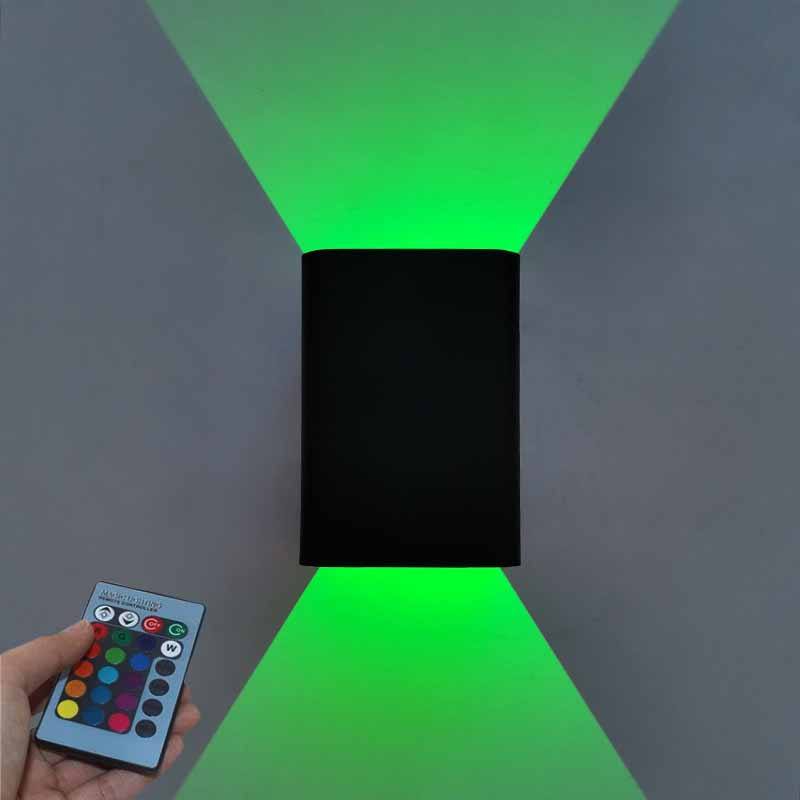5W RGB con Controllerpower Efectividad AC85-265V Moderno diseño simplificado Sala de estar Arriba y abajo Lámpara de pared