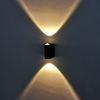 Luces de pared modernas de 2 W, candelabro montado en la pared del baño, lámpara de pared LED de aluminio resistente al agua, accesorios de iluminación de decoración Industrial