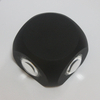 Alto aplique de pared exterior negro brillante 4W para jardín de hotel impermeable IP65