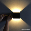 Lámpara de pared LED de 3W y 5W, lámpara de dormitorio junto a la luz de pared, iluminación de decoración interior para el hogar, aplique de pared de aluminio para pasillo, AC90-260V