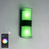 9W APP Control RGBW Home Bar Hotel Decorativo Wifi Smart APP Luces de pared Lámparas de pared LED para exteriores
