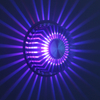 La luz de la pared del girasol de 3W incrusta el RGB con el regulador para la lámpara de pared decorativa del hotel interior