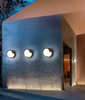 Lámpara led decorativa, lámpara de pared impermeable redonda acrílica y luces de noche para exteriores e iluminación, luces de pared modernas para el hogar