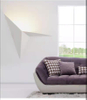 Lámpara de pared triangular creativa de hierro forjado con forma especial, lámpara de pared minimalista nórdica para dormitorio, cabecera, estudio, habitación de Hotel, espejo, faro