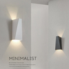 Lámpara LED de pared interior cuadrada moderna de 6W y 12W, candelabro de aluminio para iluminación del hogar, dormitorio, sala de estar, pasillo, luz decorativa para pared, AC85-265V
