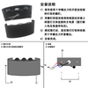 Luz de pared Led Decoración de aluminio interior Iluminación interior Arriba y abajo Luz de pared impermeable Lámpara de pared de jardín al aire libre
