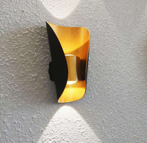 Lámpara decorativa Lámpara de luz de pared Led Barco grande Lámpara de pared impermeable Luz de noche al aire libre Aluminio simple