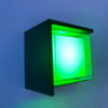 Lámpara led decorativa, iluminación de pared cuadrada de acrílico, lámpara de pared impermeable para interiores con luz nocturna de aluminio para exteriores