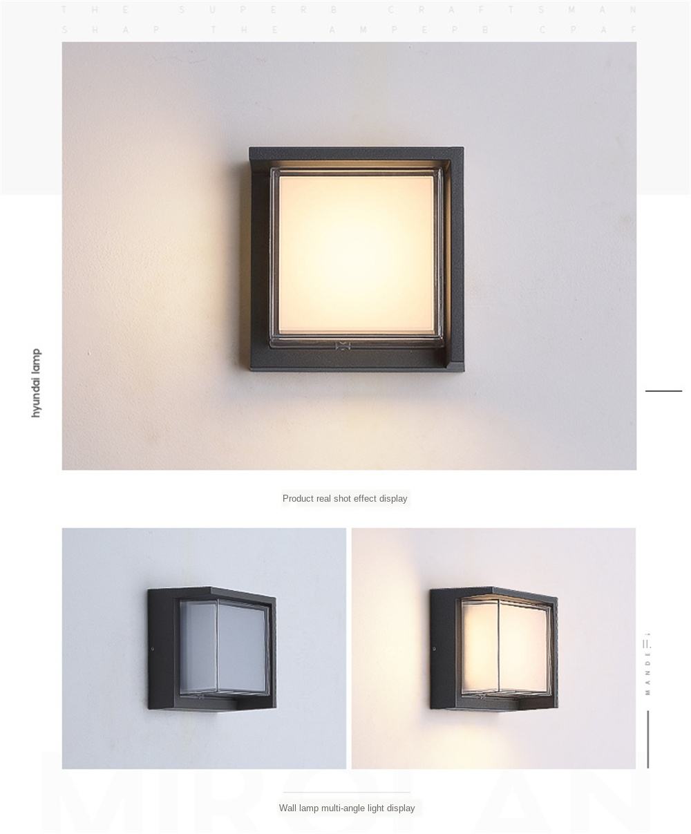 Lámparas de suministro directo Rgb Lámpara de pared para interiores Fabricantes de lámparas de pared para exteriores aplique negro para exteriores