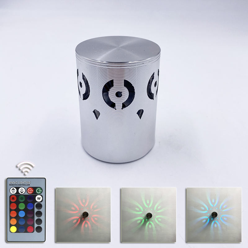 Luz LED de pared de luna nórdica para dormitorio, mesita de noche, sala de estar, decoración del hogar, superficie de Control remoto, lámpara de fondo de iluminación interior