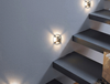 Lámpara empotrada de transmisión de luz LED de 1 W para exteriores, a prueba de lluvia, para jardín, patio, paso, iluminación lateral, lámpara de suelo
